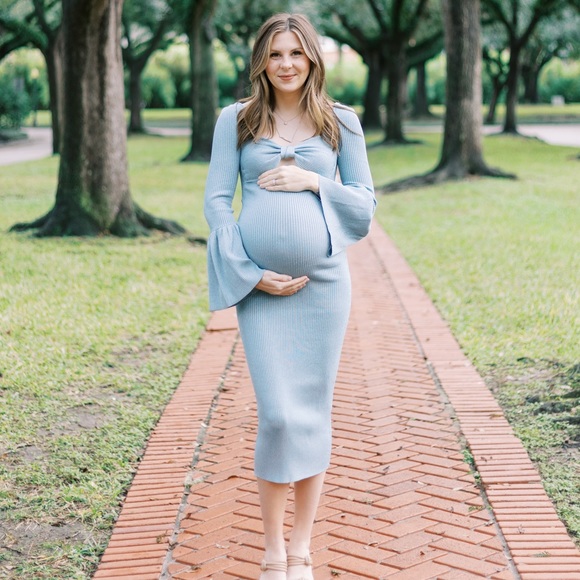 Self Portrait Knit Midi Dress - Picture 1 of 5